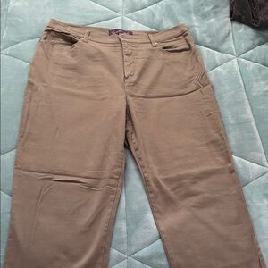 Gloria Vanderbilt Tan Amanda Pants